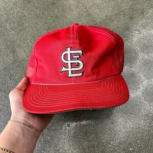 Vintage St. Louis Cardinals MLB Baseball One Size Snapback Mesh Hat